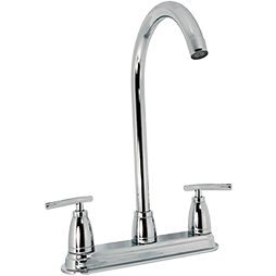 Mezcladora Fregadero Pico Abatible Con ceramica