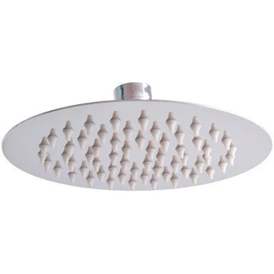 Regadera Delgada Redonda 8 Pulgadas Acero Inoxidable Cromo