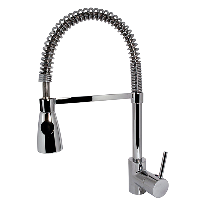 Monomando Fregadero con Spray al Piso Cromo RUGO PV6253