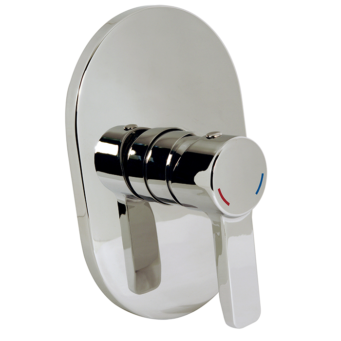 Monomando Para Regadera Cromo RUGO PV6276