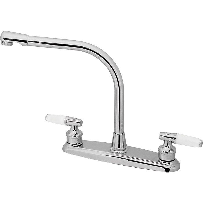 Mezcladora Para Fregadero Con Manerales 1/4 Vta 8Pulgadas 8Ip  PV8267