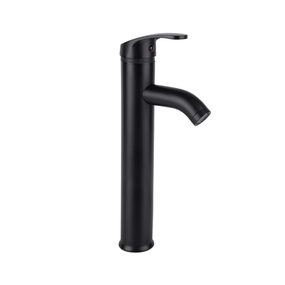 Monomando Ecológico Alto Para Lavabo, Acabado Negro Mate, Modelo 4435.2, Dica