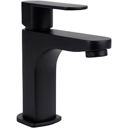 Monomando Corto Para Lavabo Dica 4438.2 | Negro Mate | Cartucho Cerámico