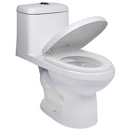 Sanitario One Piece Dica Wc.4007.01 | Alargado | Descarga Dual | Blanco Brillante