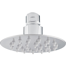 Regadera Ecológica Dica 4534R | Plato Redondo 4 | Sin Brazo Ni Chapetón | Cromo