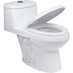 Sanitario One Piece Urrea Atlántica II TZ2061A021 | Alargado | Descarga Dual | Blanco Brillante