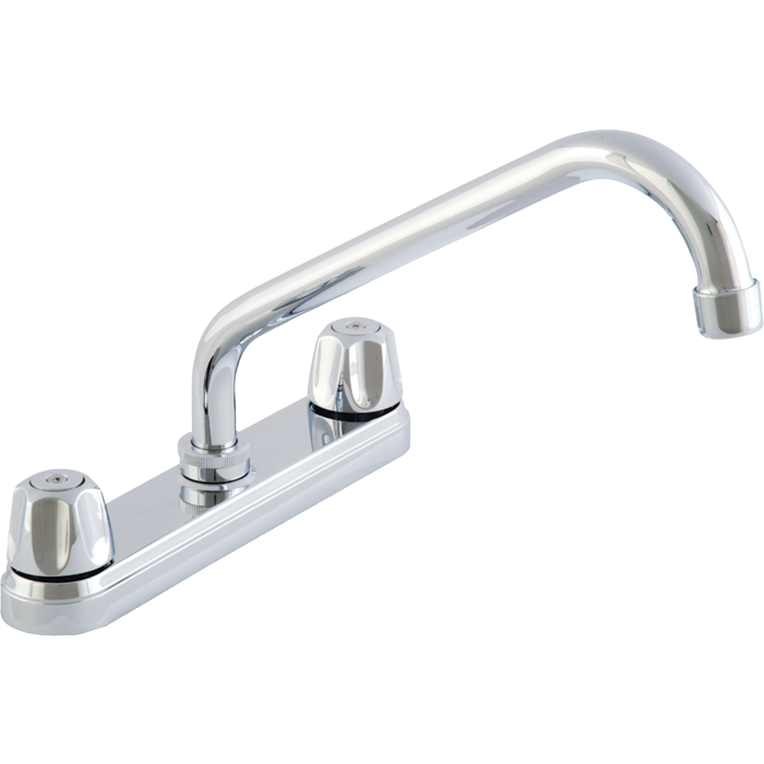 Mezcladora Dica 4326 Para Fregadero 8 Cuello Alto Manija Cuadrada