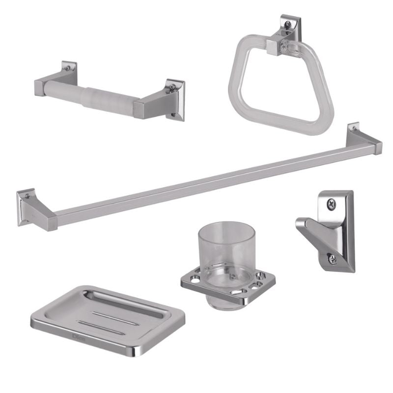 Juego de Accesorios Metálicos para Baño Cromados 4200Ts PV9025
