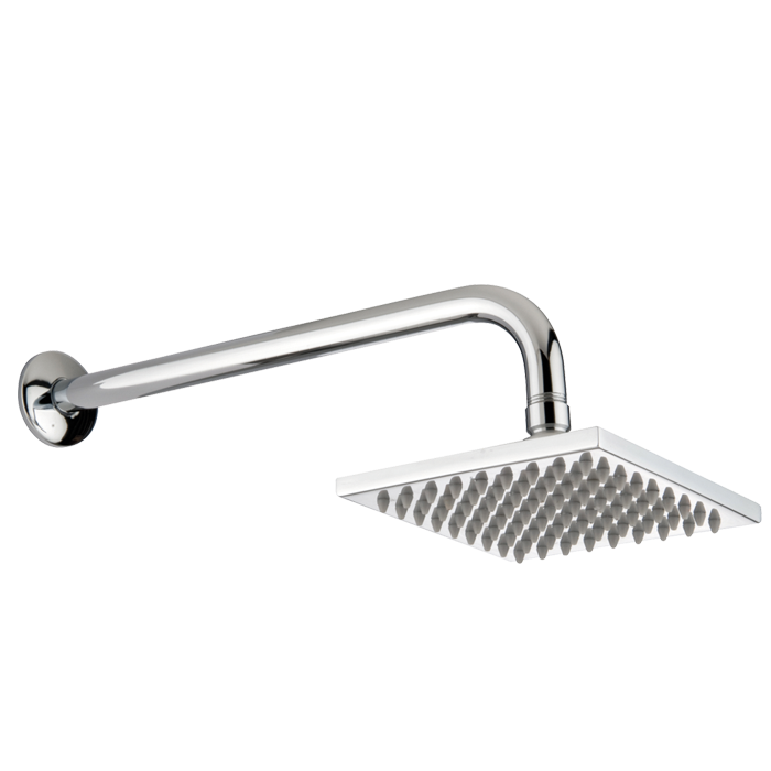 Regadera Completa Con Brazo Y Chapetón, Acabado Cromo, Modelo 4513B, Dica