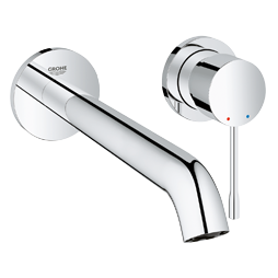 Mezcladora Monomando Grohe Para Lavabo De Pared Válvula Essence Cromado Pv9619