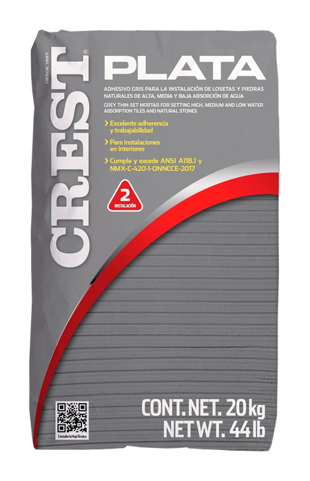 Adhesivo Crest Plata 20 kg — CREST