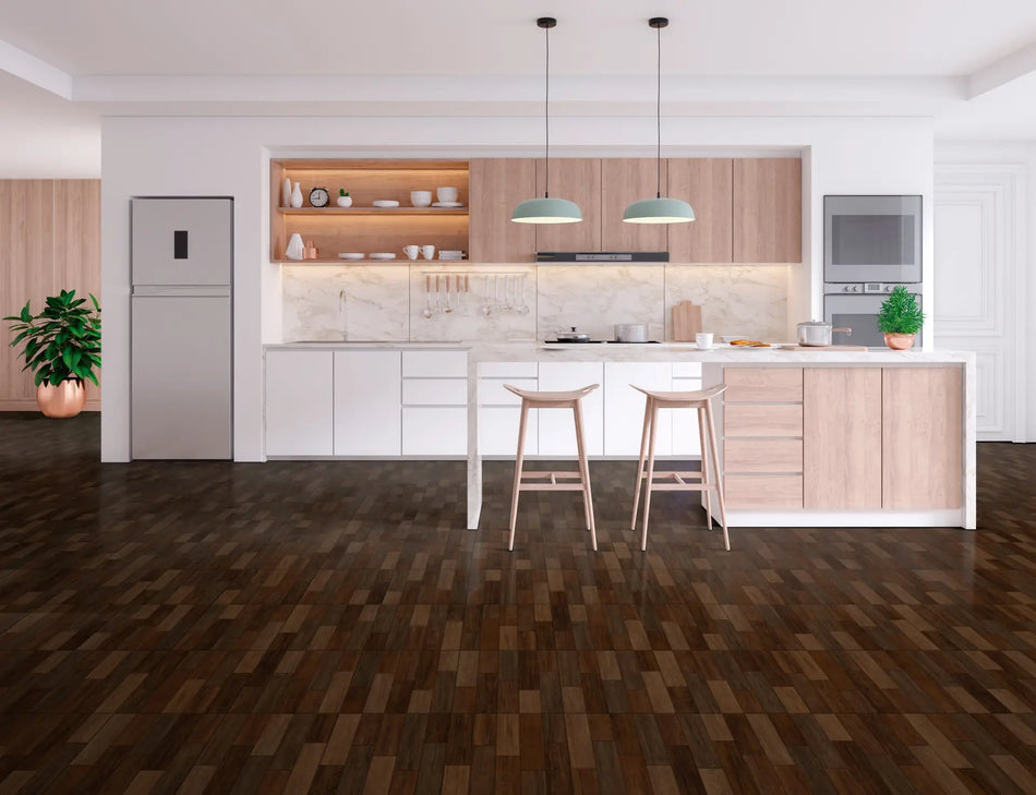 Piso Lamosa Fd 33X33Cm Roble Café Pq6437, (Precio Por Metro)