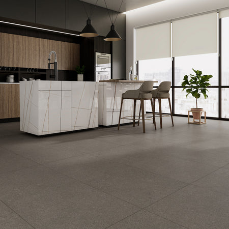Render cocina Bastille Gray Mate Cesantoni