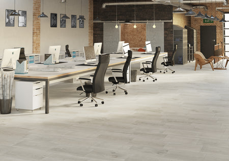 Render Cannon Wood piso cerámico madera mate Cesantoni