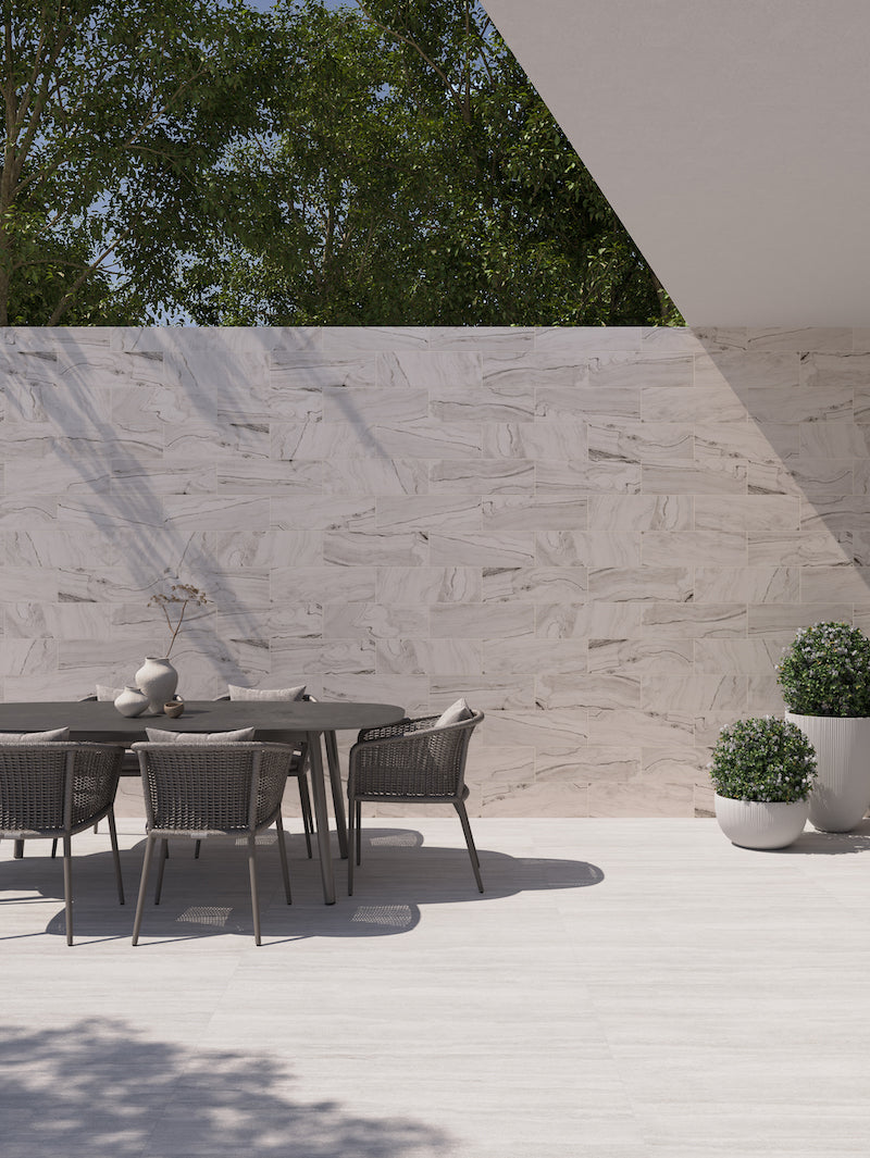 Celle Blanc 20x60 cm — render ambiente interior