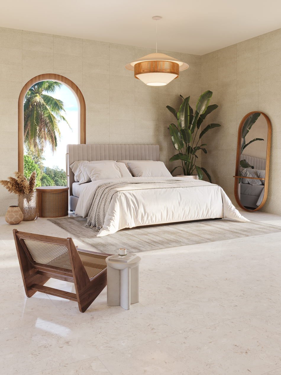 Coral Shell Beige — recámara HD