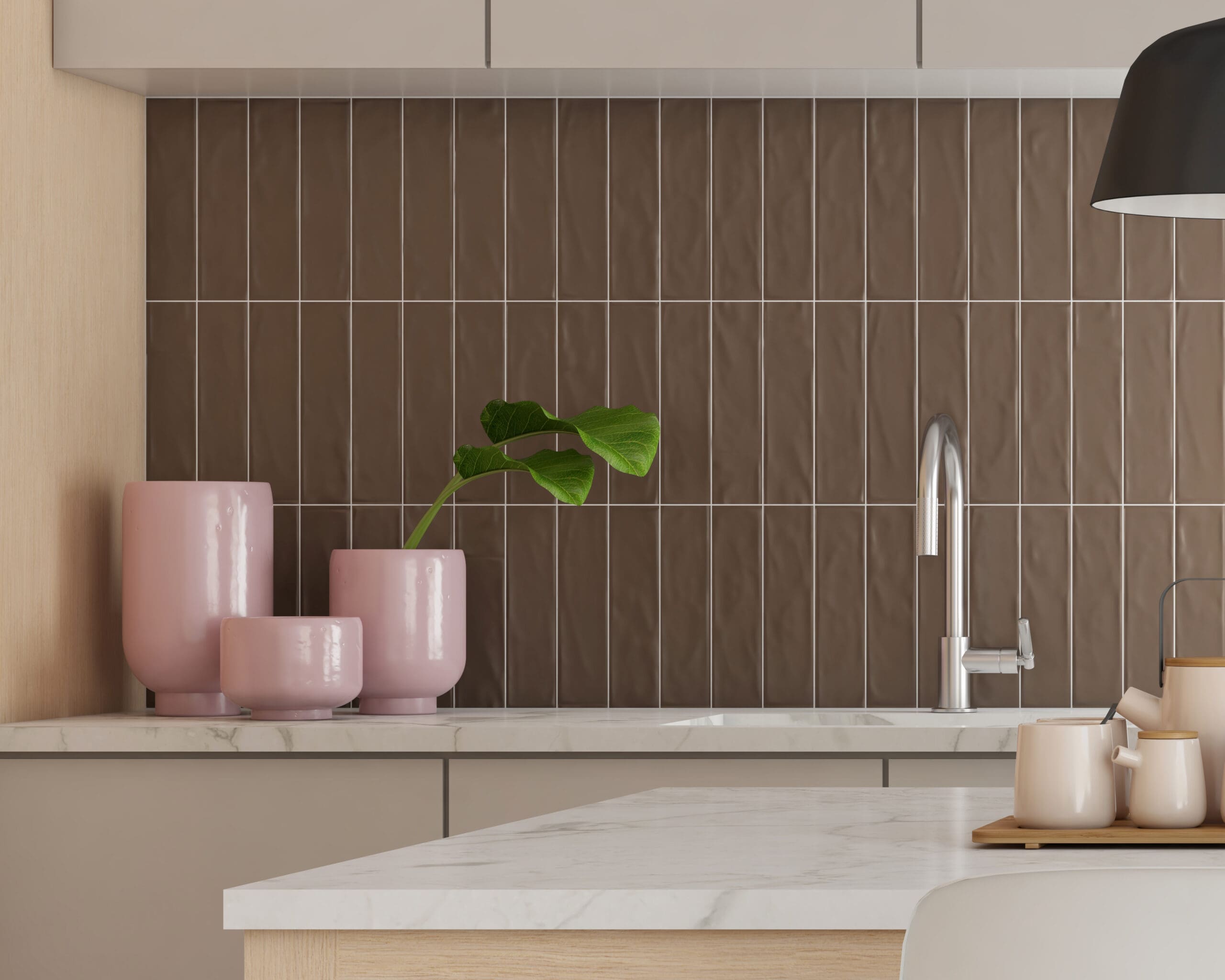 Edimburgo Café — render ambiente detalle — Cesantoni