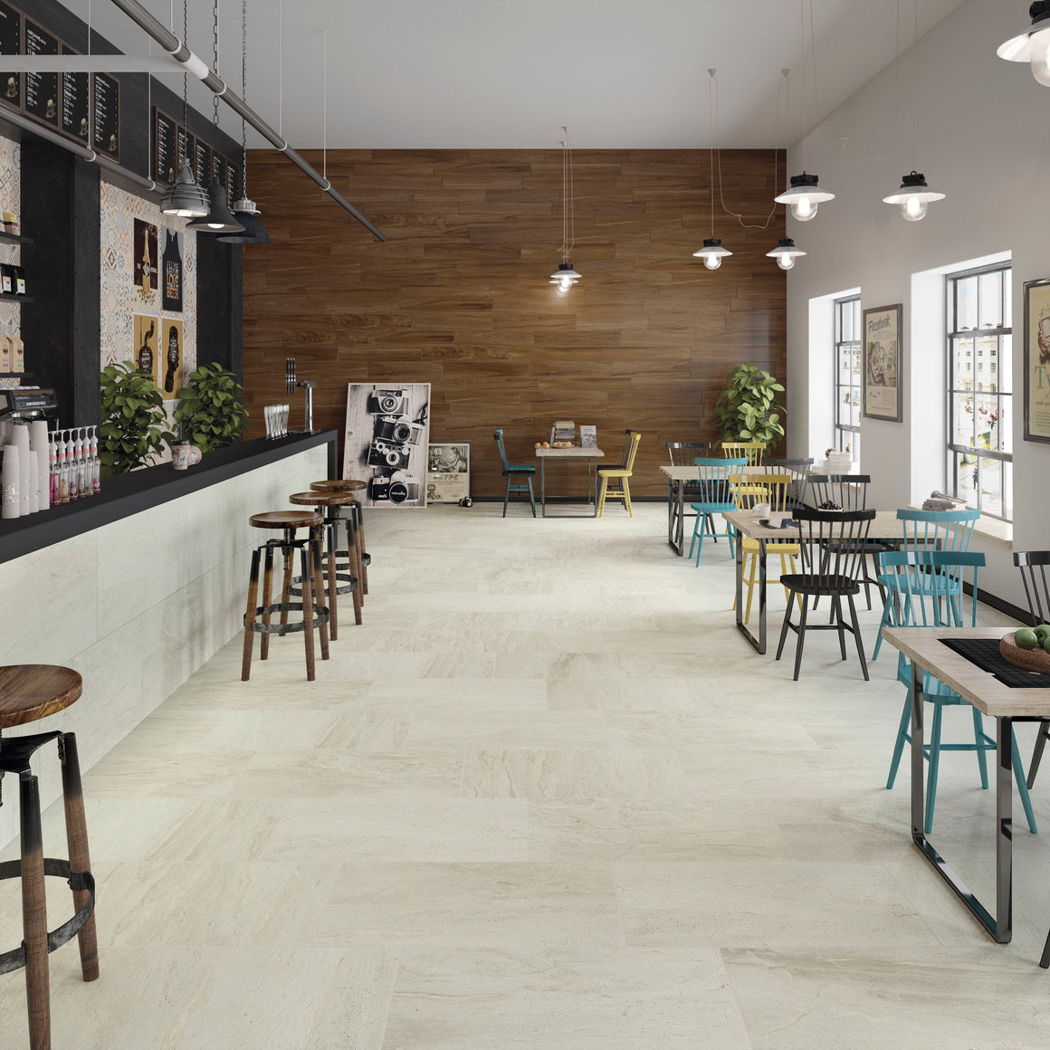 Lanz piedra Super Gres 45x90 ambiente