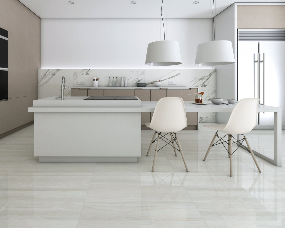 Moncler mármol 45x90 en cocina