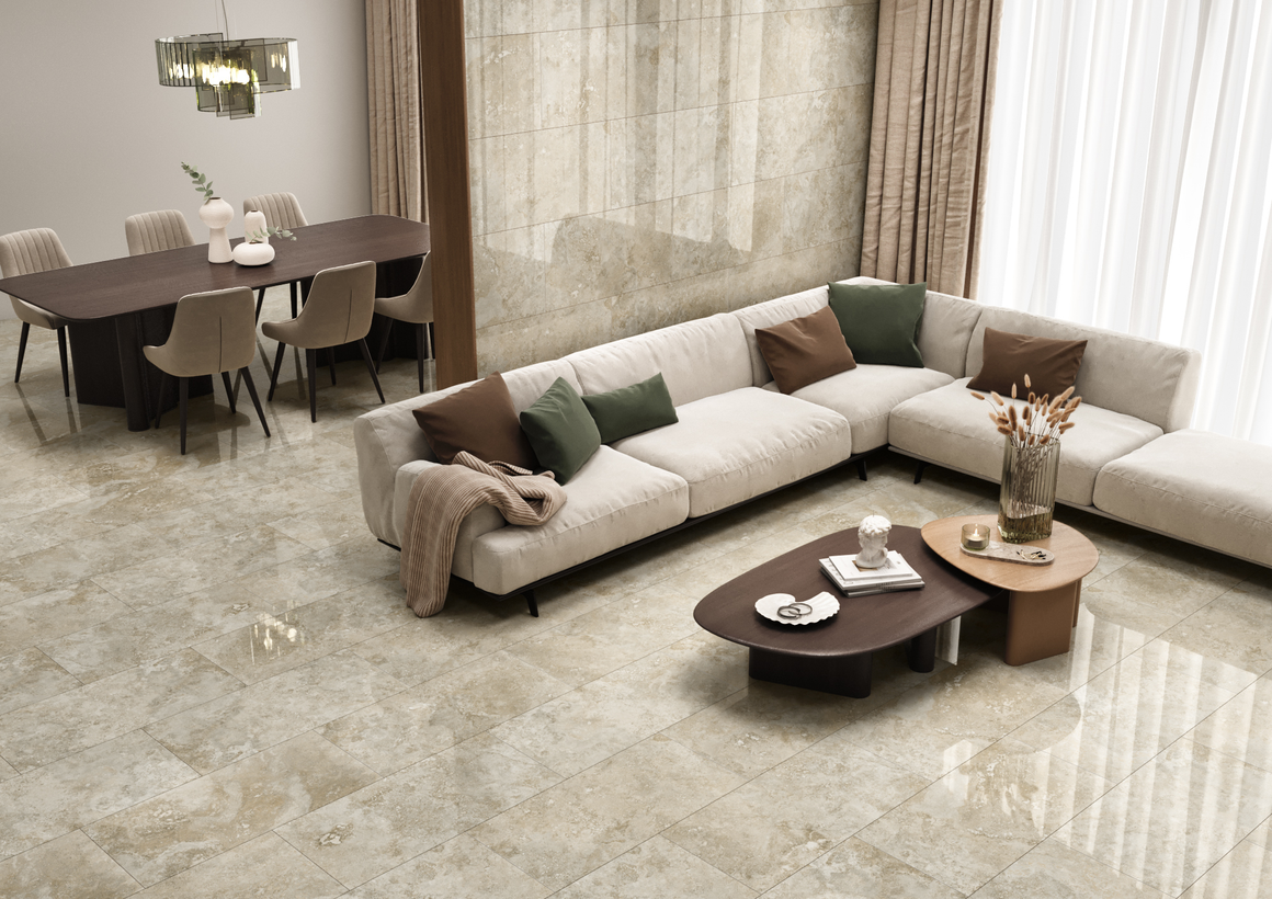 Monte Carlo mármol 45x90 en sala