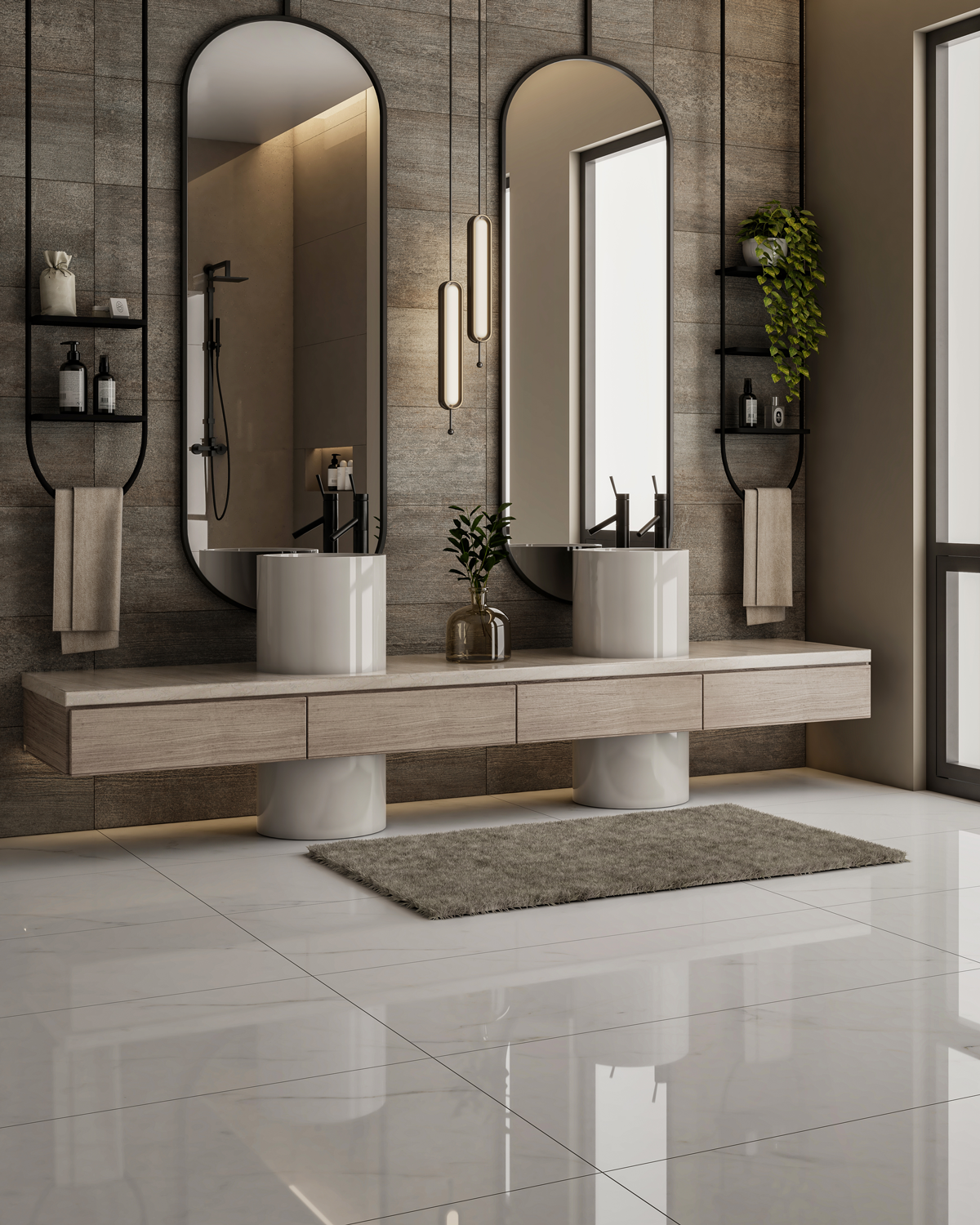 Samperi — baño perspectiva HD