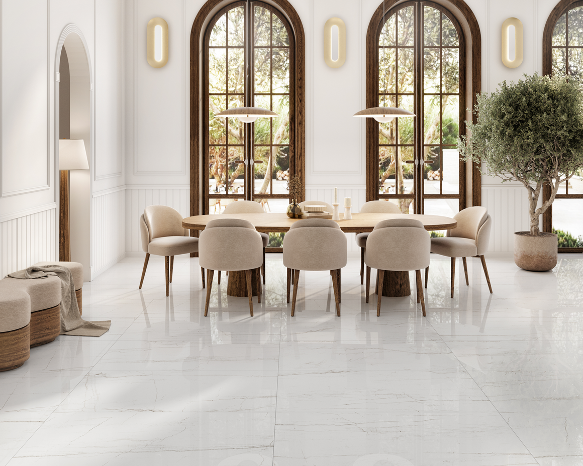 Santorini Pulido — render comedor HD