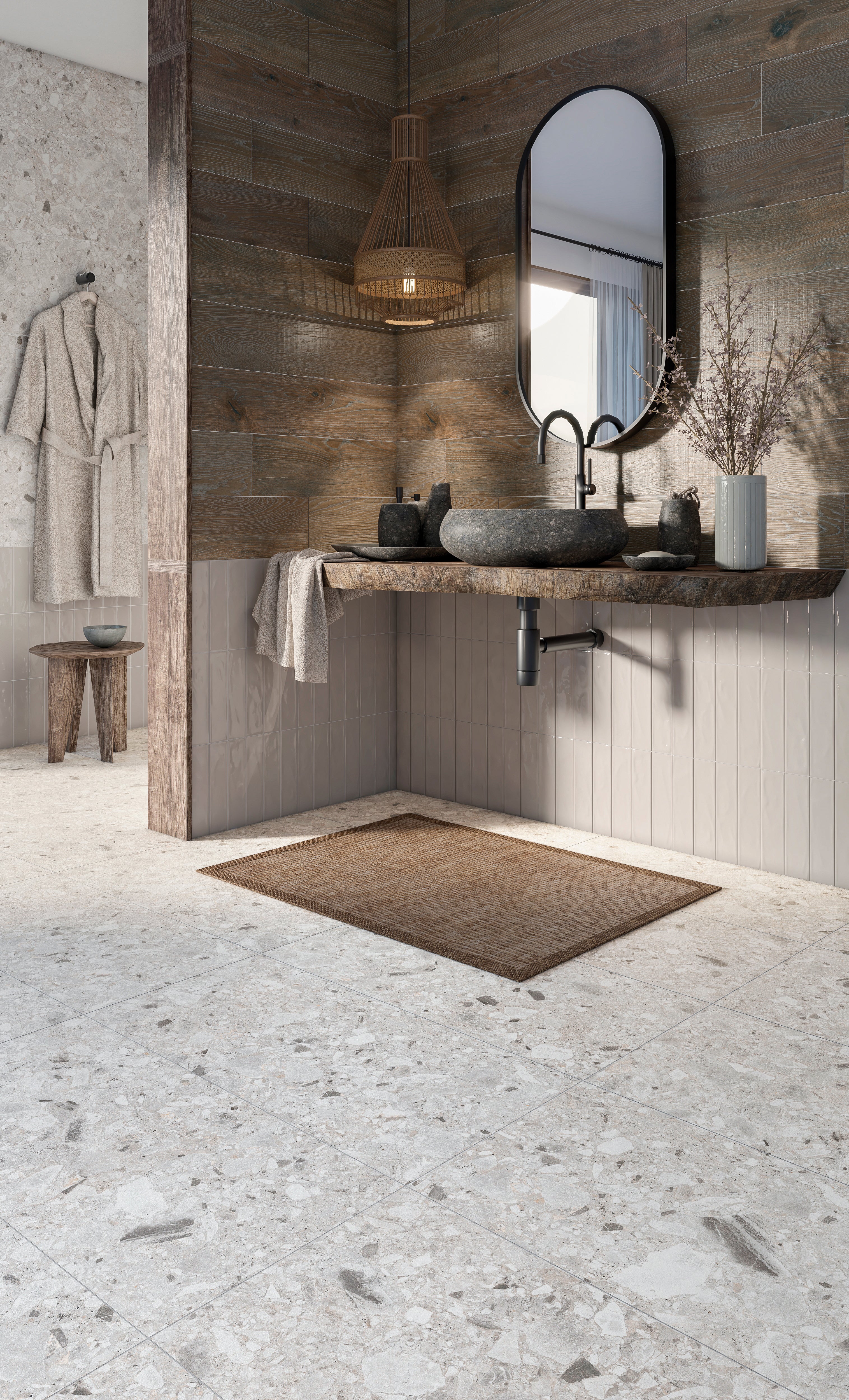 TERRAZO 45x90 - Baño