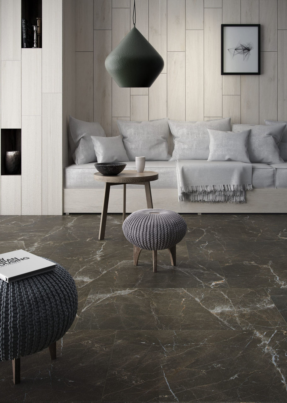 Render ambiente Valenzi 45x90 cm — Cesantoni