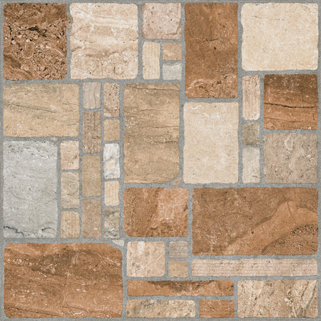 Piso Rocalla Rojo 55x55 cm - Cara 2