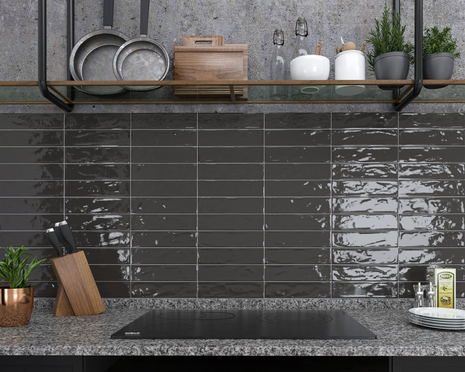 Edimburgo Obsidian Brillante render ambiente Cesantoni