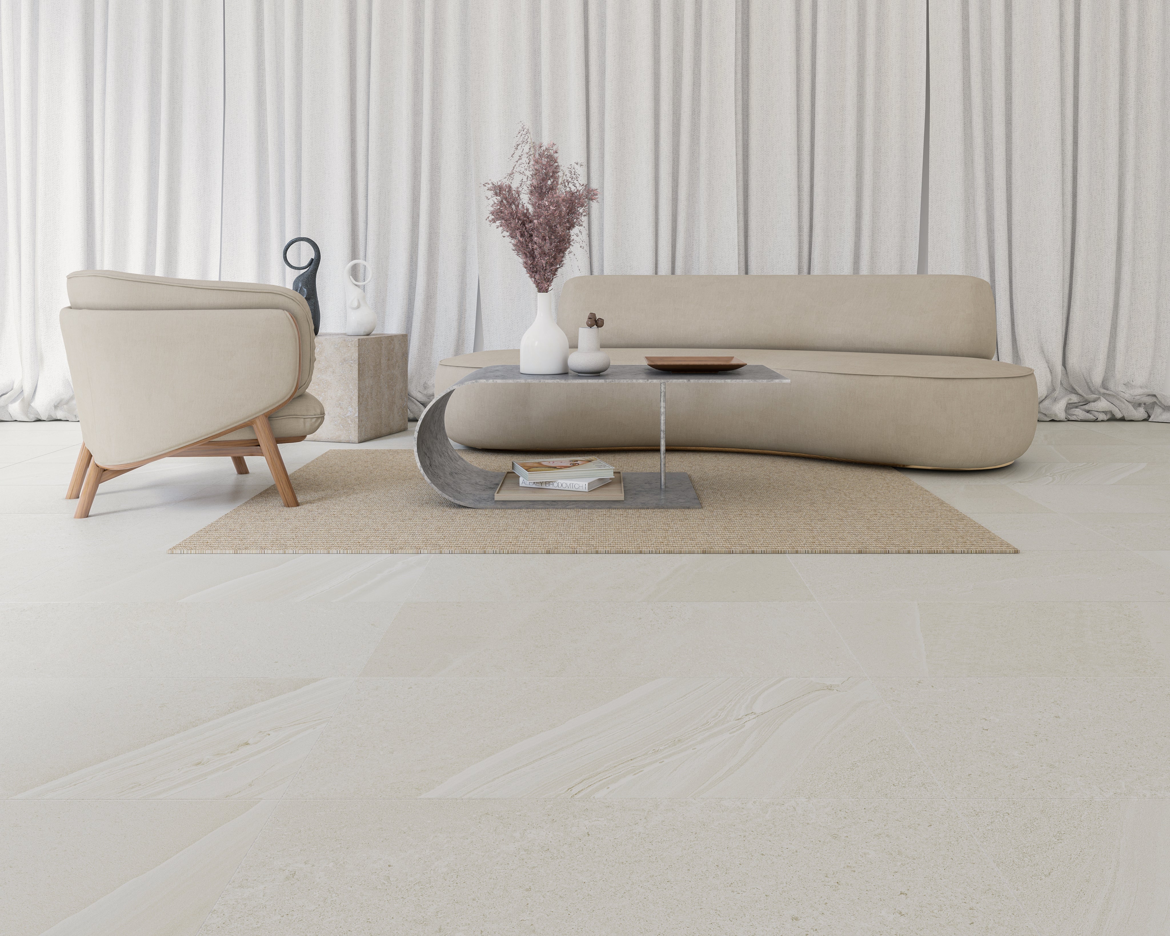PIAMONT Blanco 45x90 - Sala
