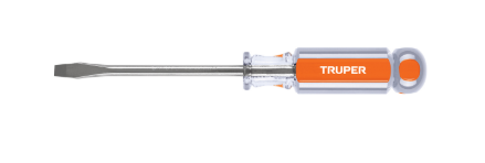 Desarmador Plano 1/4 x 4 Pulgadas Mango de Acetato Dr-1/4X4, TP13996