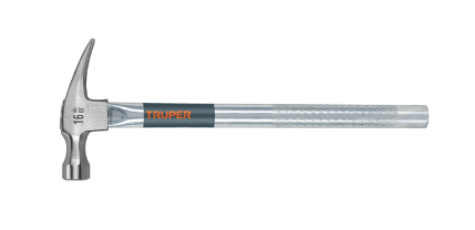 Martillo de Uña Recta 16 Oz con Mango Tubular de Alta Resistencia, TP16702