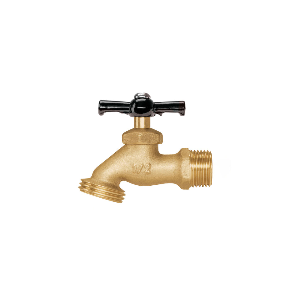 Llave de Manguera de Latón 1/2 Pulg Ll-Jar-P Resistencia Premium, TP22146