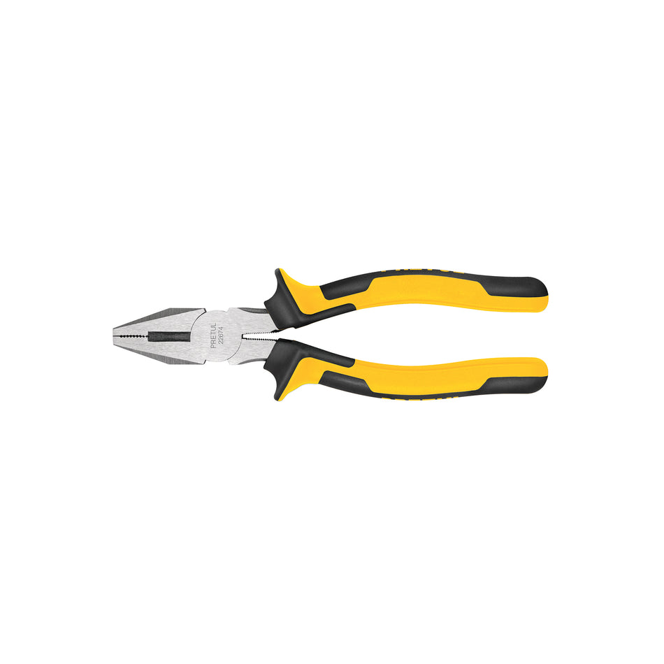 Pinza para Electricista Pretul 8 Pulgadas Mango Comfort Grip, TP22674