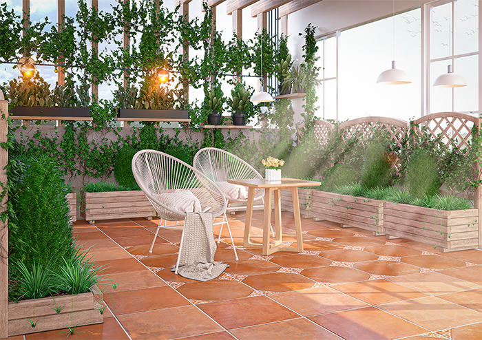 SALTILLO COTTO 45X45 - Ambiente Vitromex