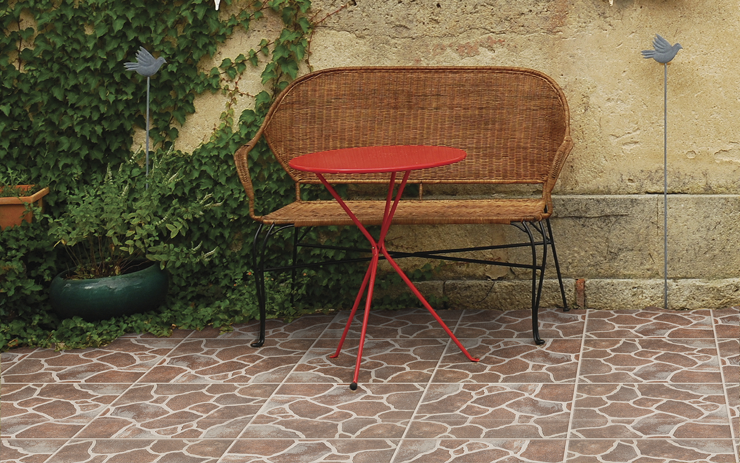 VEREDA COTTO 37X37 - Ambiente Vitromex