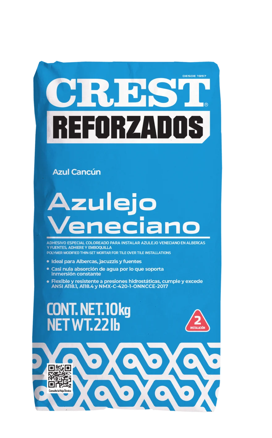 Adhesivo Crest Azulejo Veneciano Blanco 10 kg — CREST