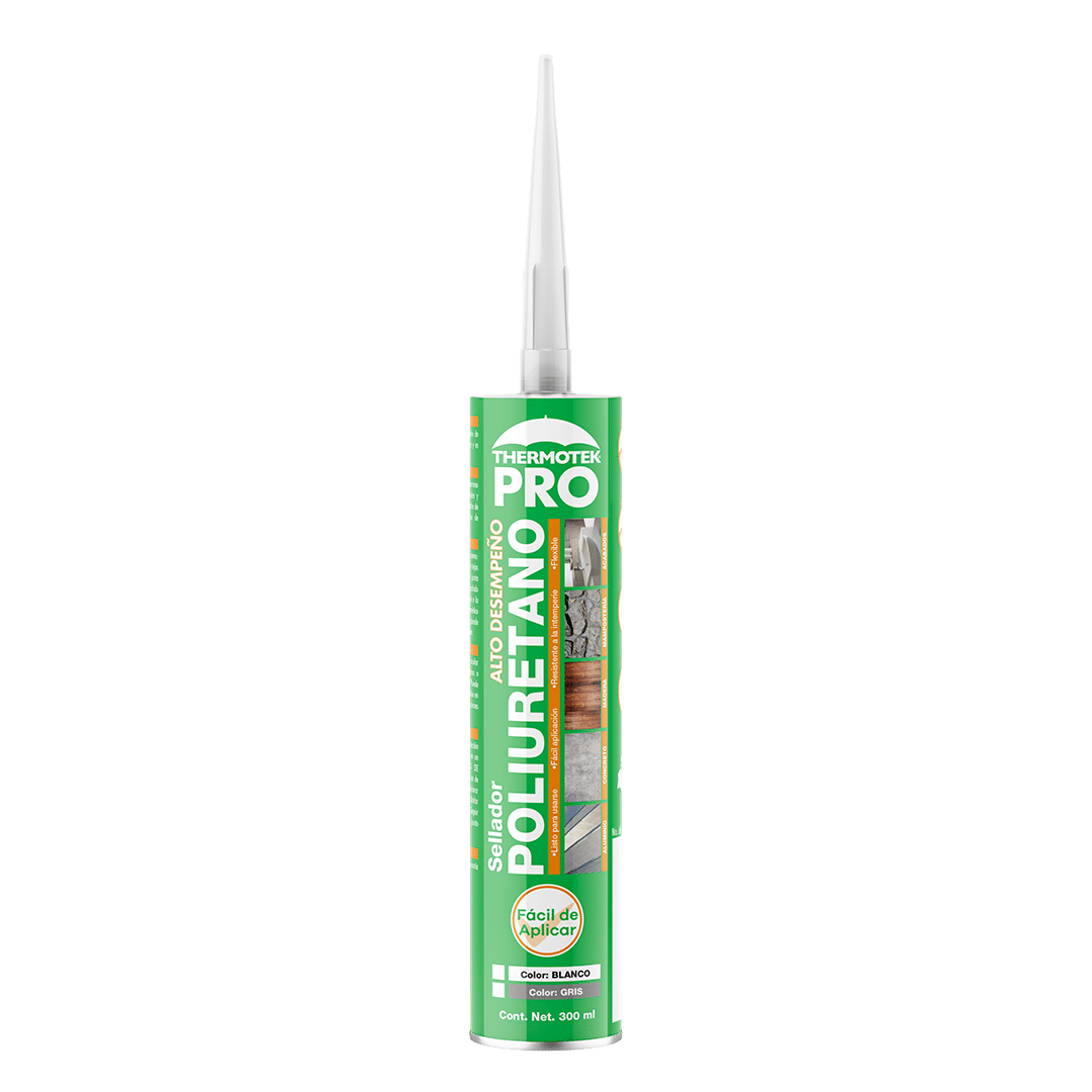 THERMOTEK PRO Sellador de Poliuretano — Cartucho 280 ml elastomérico