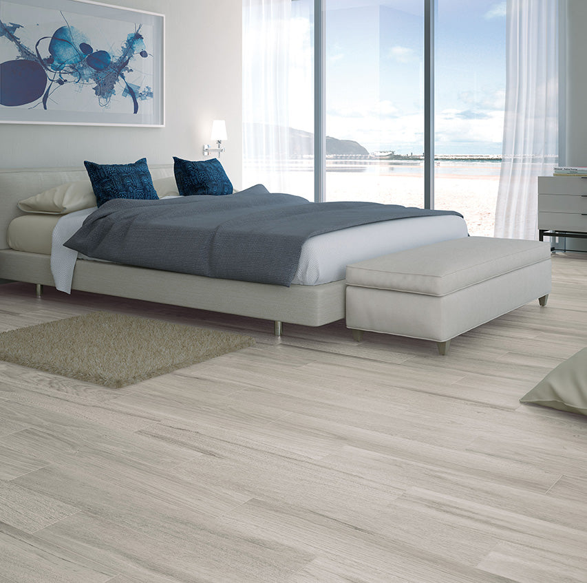 Blendwood Fumo — porcelanato tipo madera 20x120 cm Cesantoni