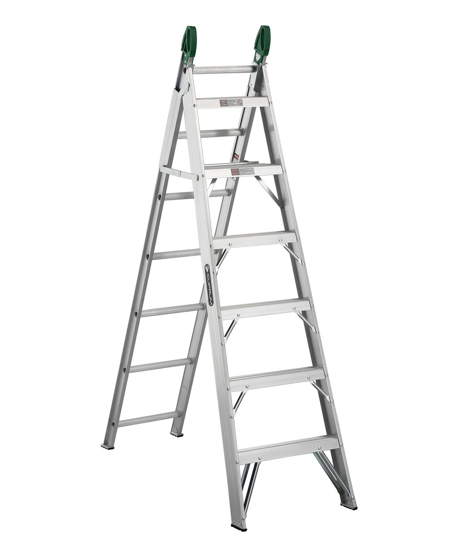 Escalera Convertible de Aluminio C-2287-13 175kg Tipo II — CUPRUM
