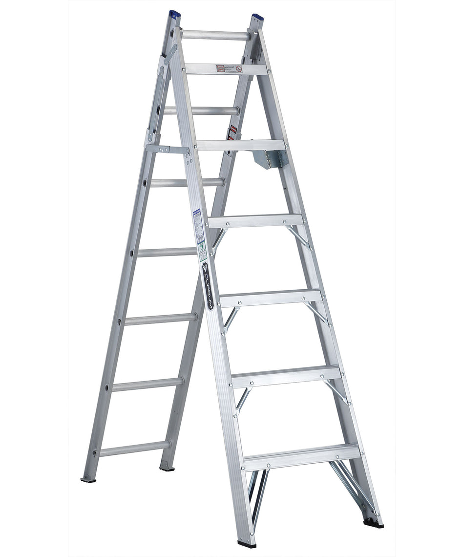 Escalera Convertible de Aluminio C-2382-13N 150kg — CUPRUM