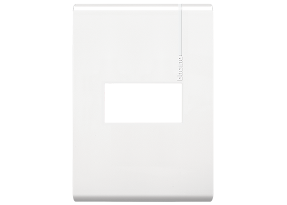 Placa Modus 2 ventanas blanco BTICINO E5N2 clásico