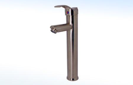 Monomando Alto 23-TLS Satinado para Lavabo - RUGO