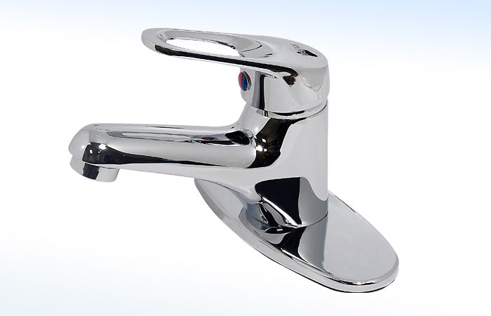 Mezcladora Monomando 24-MC 4" Cromo para Lavabo - RUGO