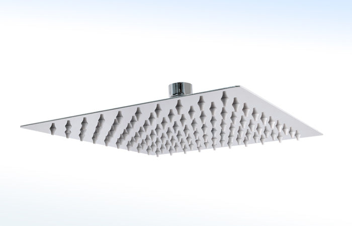 Regadera Ultra Delgada Cuadrada 44-DCB 8x8" Acero Inoxidable Espejo - RUGO