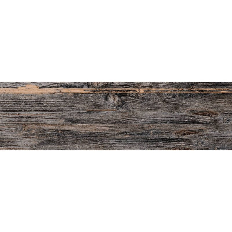 Piso Cerámico Tipo Madera Nevada Ébano 18x60.6 cm (1.64 m²) (Precio por metro)