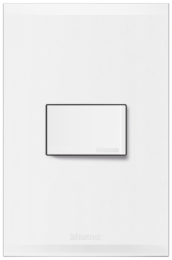 Placa Forza 2 FZ2100B instalada en pared BTICINO